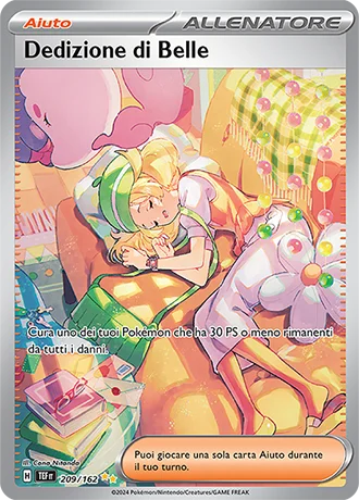 Dedizione di Belle Cronoforze carta Pokémon italiana