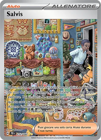 Salvis Cronoforze carta Pokémon italiana