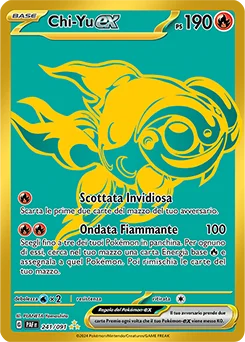 Chi-Yu ex Destino di Paldea carta Pokémon italiana