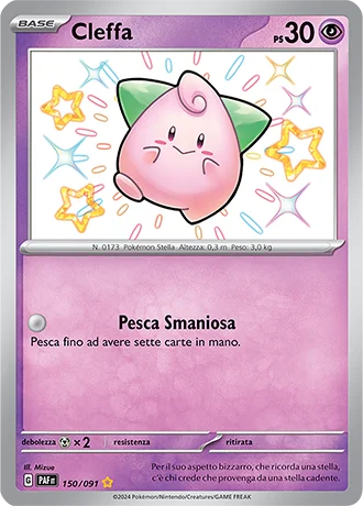 Cleffa Destino di Paldea carta Pokémon italiana