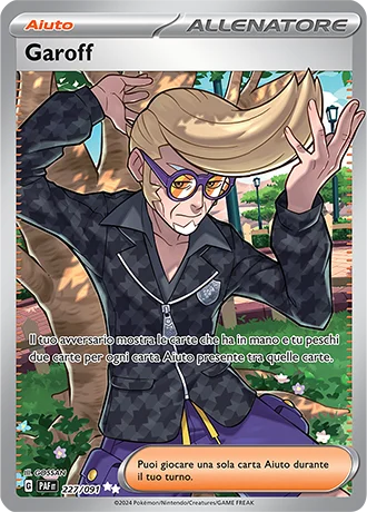 Garoff Destino di Paldea carta Pokémon italiana