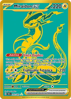 Miraidon ex Destino di Paldea carta Pokémon italiana