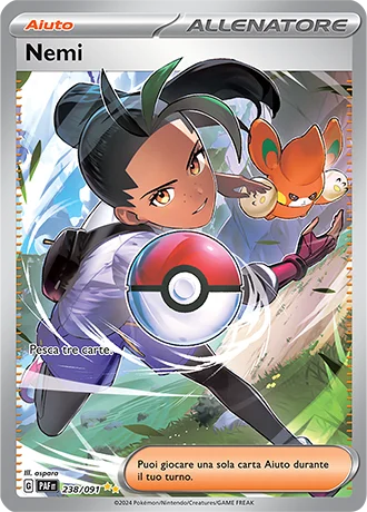 Nemi Destino di Paldea carta Pokémon italiana