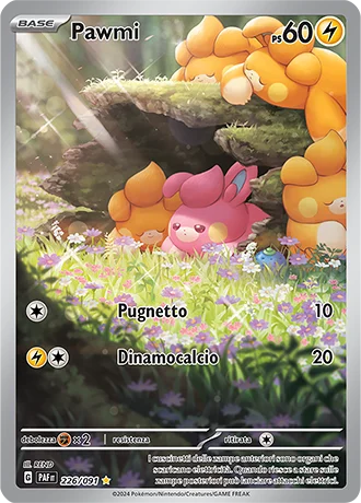 Pawmi Destino di Paldea carta Pokémon italiana