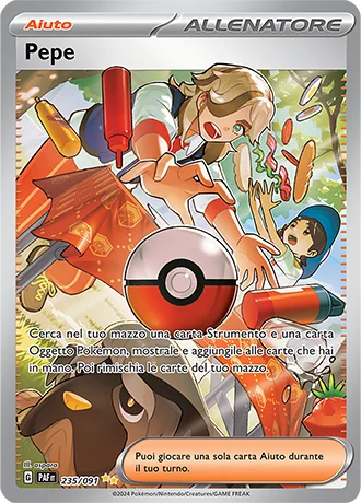 Pepe Destino di Paldea carta Pokémon italiana
