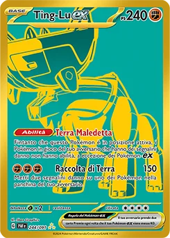 Ting-Lu ex Destino di Paldea carta Pokémon italiana