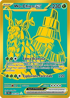 Wo-Chien ex Destino di Paldea carta Pokémon italiana
