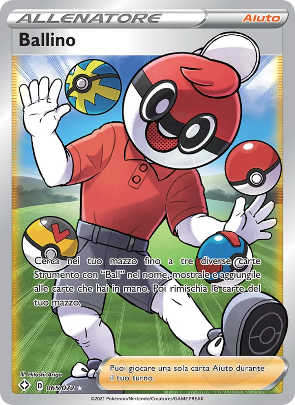 Ballino Destino Splendente carta Pokémon italiana UR