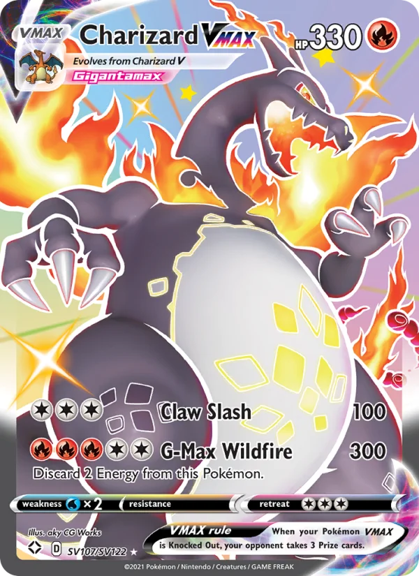 Charizard VMAX Destino Splendente carta Pokémon italiana