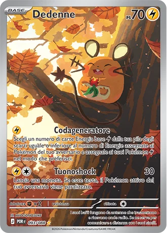 Dedenne Equilibrio Perfetto carta Pokémon italiana