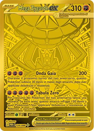 Mega Zygarde ex Equilibrio Perfetto carta Pokémon italiana