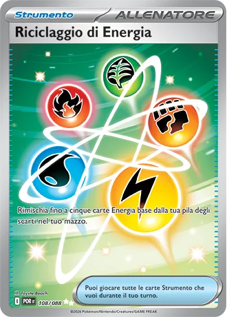 Riciclaggio di Energia Equilibrio Perfetto carta Pokémon italiana UR