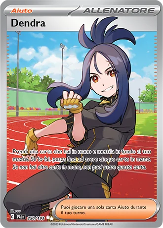Dendra Evoluzioni a Paldea carta Pokémon italiana