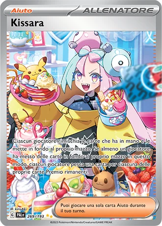 Kissara Evoluzioni a Paldea carta Pokémon italiana