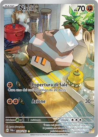 Nacli Evoluzioni a Paldea carta Pokémon italiana