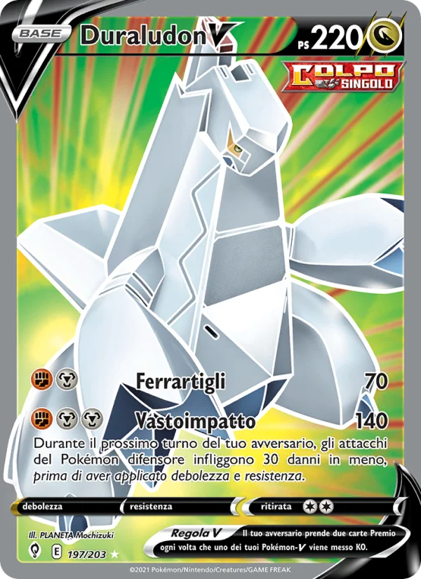 Duraludon V Evoluzioni Eteree carta Pokémon italiana UR