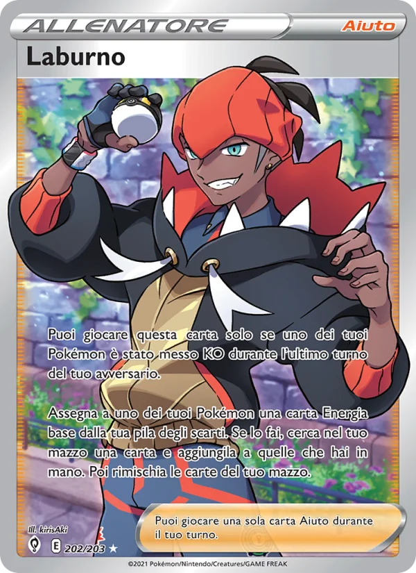 Laburno Evoluzioni Eteree carta Pokémon italiana UR