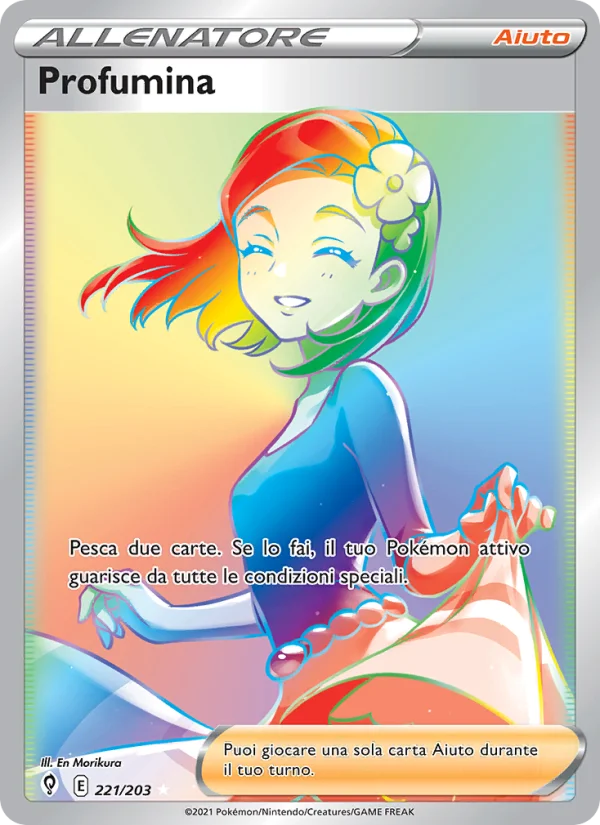 Profumina Evoluzioni Eteree carta Pokémon italiana RR