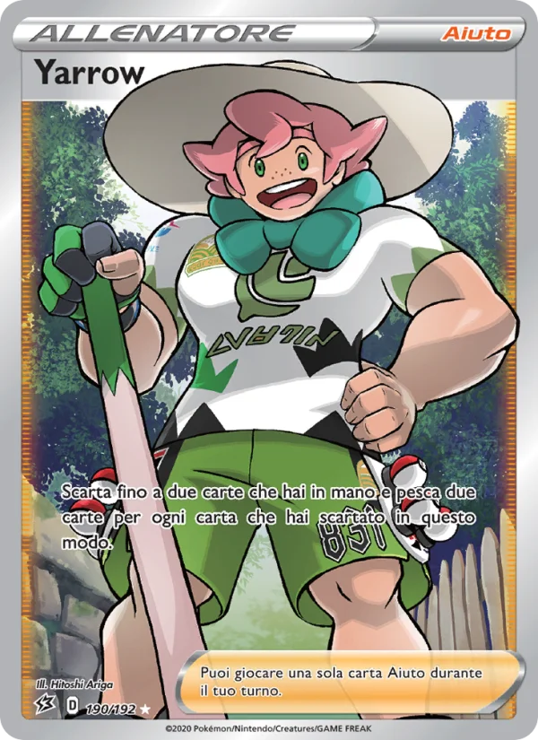 Yarrow Fragore Ribelle carta Pokémon italiana UR