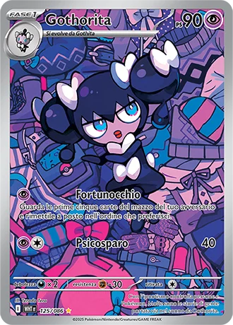 Gothorita Fuoco Bianco carta Pokémon italiana