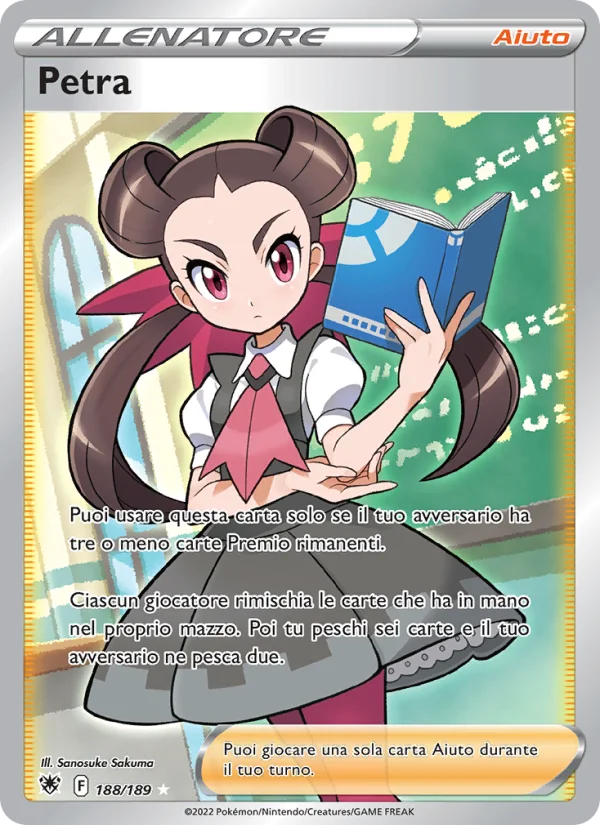 Petra Lucentezza Siderale carta Pokémon italiana UR