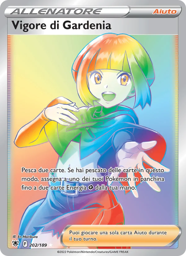 Vigore di Gardenia Lucentezza Siderale carta Pokémon italiana RR