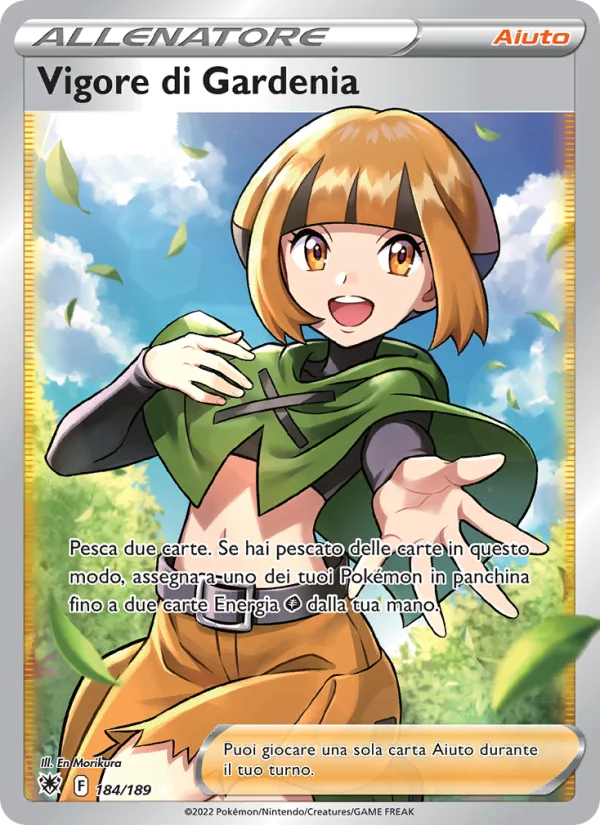 Vigore di Gardenia Lucentezza Siderale carta Pokémon italiana UR