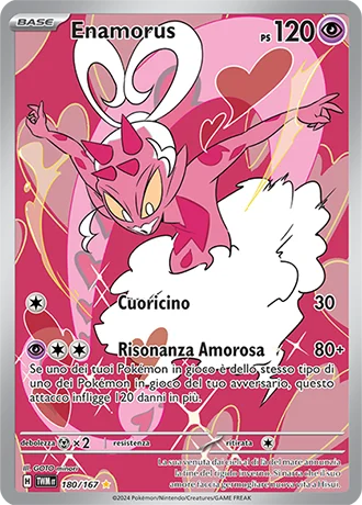 Enamorus Crepuscolo Mascherato carta Pokémon italiana