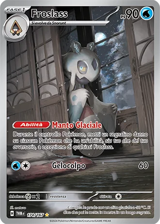 Froslass Crepuscolo Mascherato carta Pokémon italiana