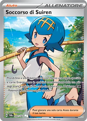 Soccorso di Suiren Crepuscolo Mascherato carta Pokémon italiana