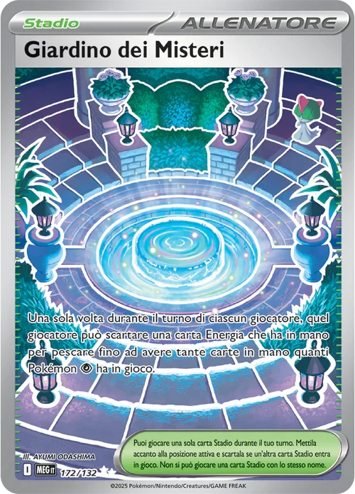 Giardino dei Misteri Mega Evoluzione carta Pokémon italiana UR