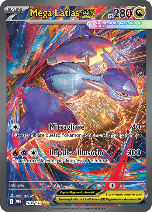 Mega Latias ex Mega Evoluzione carta Pokémon italiana