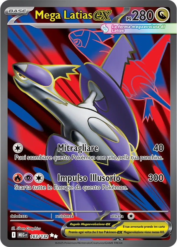 Mega Latias ex Mega Evoluzione carta Pokémon italiana
