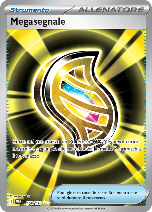 Megasegnale Mega Evoluzione carta Pokémon italiana UR