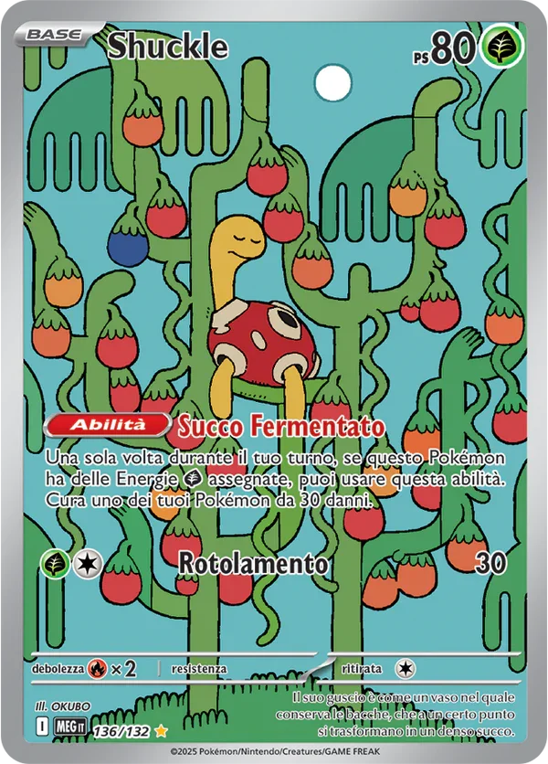 Shuckle Mega Evoluzione carta Pokémon italiana IR