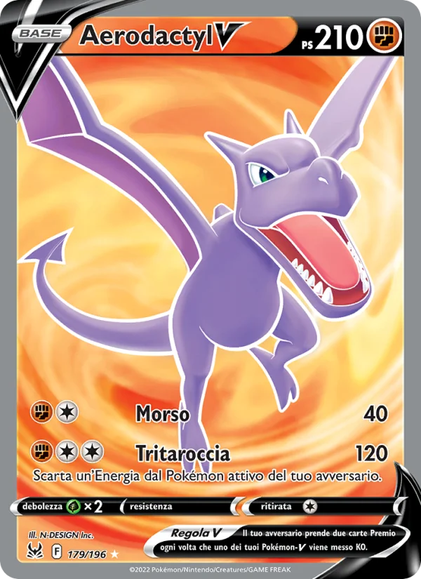 Aerodactyl V Origine Perduta carta Pokémon italiana UR
