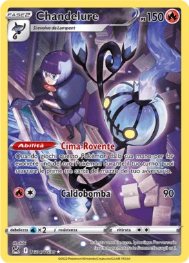 Chandelure Origine Perduta carta Pokémon italiana