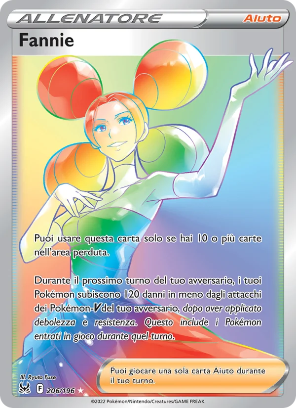 Fannie Origine Perduta carta Pokémon italiana RR