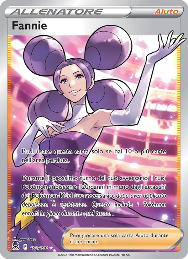 Fannie Origine Perduta carta Pokémon italiana UR