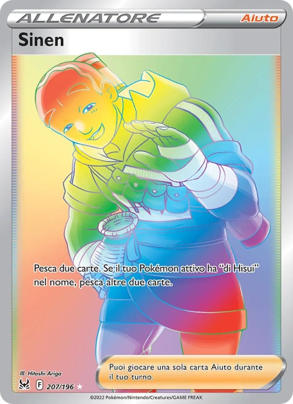 Sinen Origine Perduta carta Pokémon italiana RR