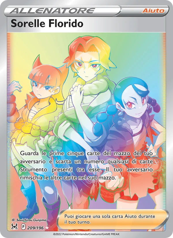 Sorelle Florido Origine Perduta carta Pokémon italiana RR