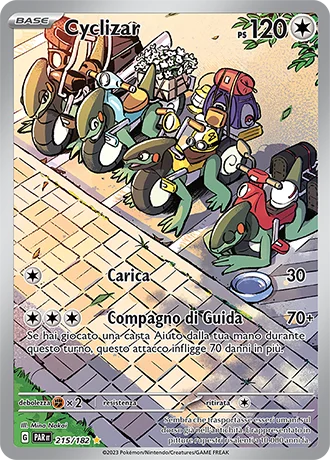 Cyclizar Paradosso Temporale carta Pokémon italiana