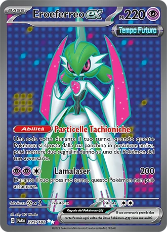 Eroeferreo ex Paradosso Temporale carta Pokémon italiana