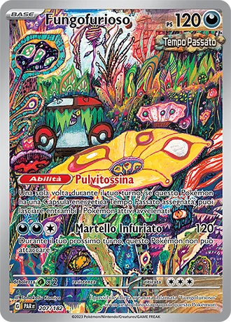 Fungofurioso Paradosso Temporale carta Pokémon italiana IR