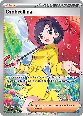 Ombrellina Paradosso Temporale carta Pokémon italiana