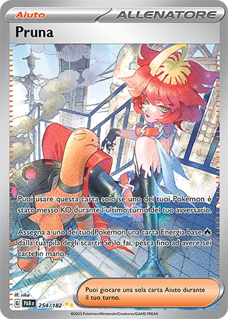 Pruna Paradosso Temporale carta Pokémon italiana