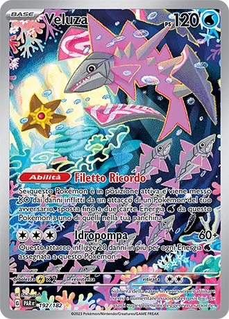 Veluza Paradosso Temporale carta Pokémon italiana IR