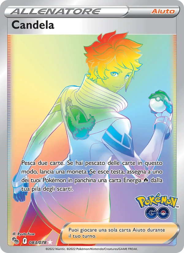 Candela Pokémon GO carta Pokémon italiana RR