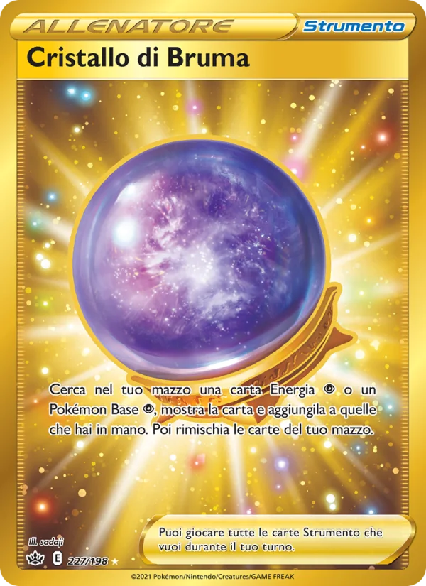 Cristallo di Bruma Regno Glaciale carta Pokémon italiana HR