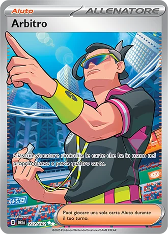 Arbitro Rivali Predestinati carta Pokémon italiana